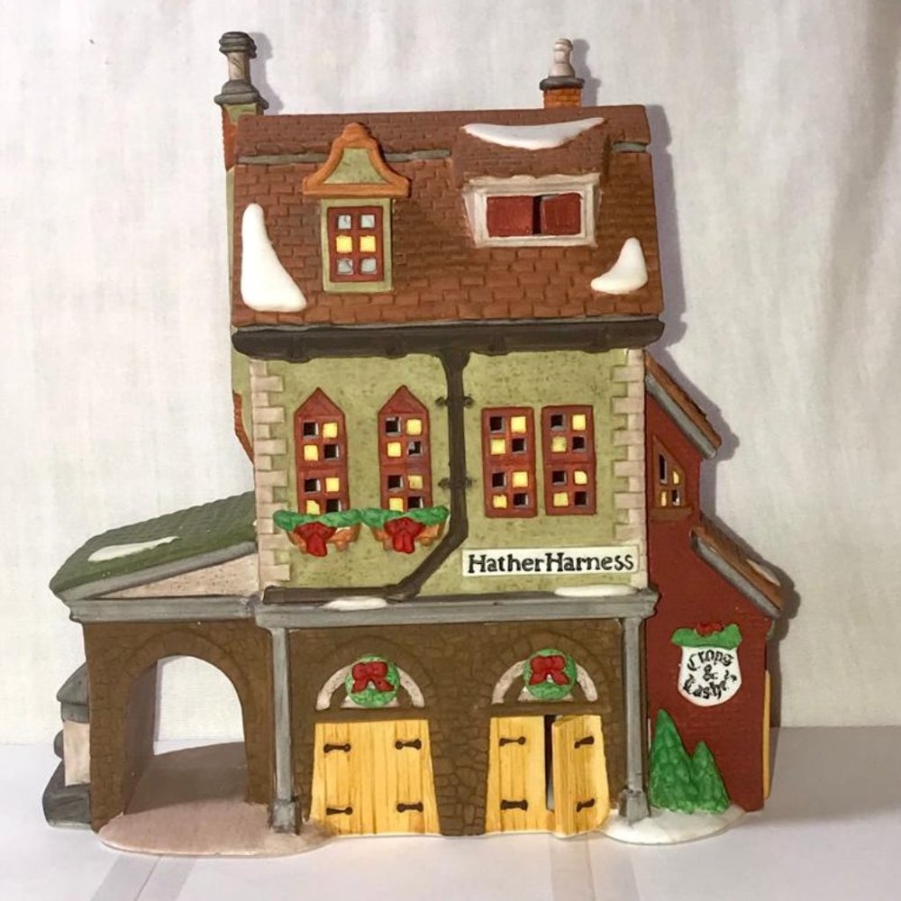 NWOT - Department 56 - Dickens Village Series 1994 - Lights Up "Hather Harness"
